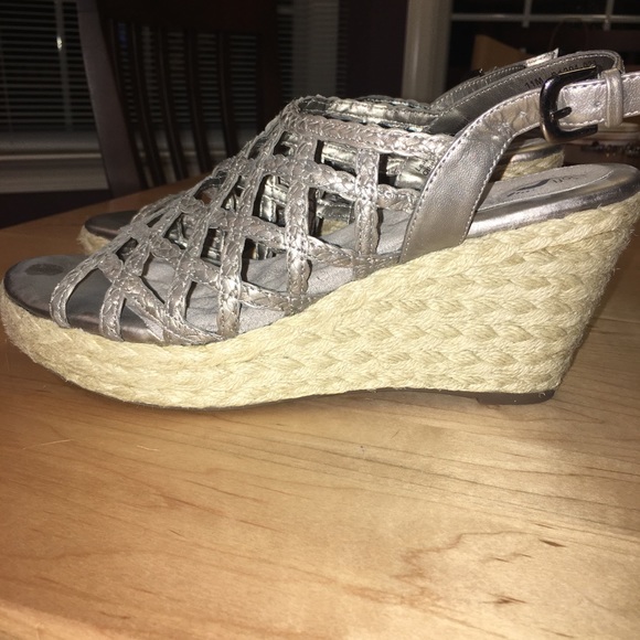 SoftWalk | Shoes | Softwalk Wedge Leather Sandals | Poshmark